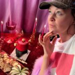 Mamrie Hart Instagram - This week we shot the first half of my upcoming cookbook. It’s still a looooong ways off (trust and believe I will be sky writing the pre-order link when it’s ready) but HOT DAMN. 🔥 Its gonna be delicious and unique and weird and I am exhausted. 🍄 Nothing but glove for this crew! 🪝psssst: Those are what I’m calling ‘Lychee Littlenecks’. Lychee flavored jello shots with a strawberry champagne ‘mignonette’. And they’re 🙌🏻.