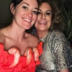 Mamrie Hart Instagram - Last night felt like the early 2010’s and my camera quality reflects that. Yes! I am wearing three cat toys to be shrimp cocktail. No, I didn’t realize they were filled with cat nip when I ordered them. Luckily, I got home safe without being pounced on by mountain lion. 🍤 @kiwilovesyou threw a rager and I am in bed eating curry at 1 PM.