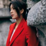 Mandy Wong Instagram - Buon San Valentino🌹 還趕得切跟大家說聲元宵節快樂🥰🌹 @sportmax @sportmax_hk #Milano #qystyling