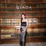 Mandy Wong Instagram – Thank you GIADA and having me to the FW24 show at Brera. 
第一次到達Brera這個意大利國家級的圖書館看秀，滿滿的文藝學術氣息，真的非常享受和榮幸🙏🏻 
#MFW 
#GIADA
@giada_montenapoleone 
@supremeartent 
#qystyling