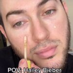 Manny MUA Instagram – and guess what… i’d do the same thing if i looked like hailey 
love me some @haileybieber
ps this is inspired by @youngcouture_ 🤣 ily hahaha
#haileybieber #makeup #grwm