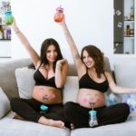 Manon Tanti Instagram – Tellement heureuse de partager ma deuxième grossesse avec toi ma jums d’amour @lauralempika 🥰 on est tomber enceinte en même temps 😍 nos boutchou auront que 3mois d écarts on pourra continuer à partager pleins de d’choses tous ensemble ❤️❤️ love u ❤️ #bestiespregnant #pregnantstyle #babymama