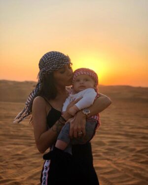 Manon Tanti Instagram - Mon rayon de soleil ☀️👶🏼☀️