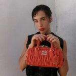 María Pedraza Instagram - me in @miumiu 🎒 #MiuMiu #MiuArcadie