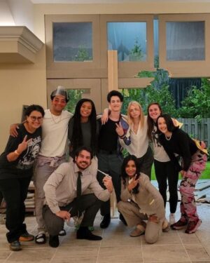 Marco Pigossi Instagram - I’m doubtful Vought would want us to entertain something so reckless Indira! 😳 Ops! Wait….

Shoutout to my partner in crime @theshelleyconn. What a pleasure to work with you ❤️