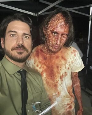Marco Pigossi Instagram - I’m doubtful Vought would want us to entertain something so reckless Indira! 😳 Ops! Wait….

Shoutout to my partner in crime @theshelleyconn. What a pleasure to work with you ❤️