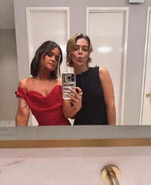 Maren Morris Instagram - Thank you @variety for giving me the award of Changemaker of the Year. The changes are still coming but I’m honored to not be on this journey alone. Thank you to my badass sis @maggierogers for your gorgeous introduction that made me bawl before giving this speech. ❤️‍🔥

Also the last slide just felt important.