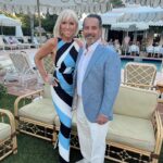 Margaret Josephs Instagram - There is nothing better than supporting @habitatgpbc and honoring the queen of the shiny sheets my love @mindycohn !! 🌴👑💓👧🏼😘 Glam: @chiky.mua Dress: @emiliopucci
