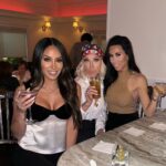 Margaret Josephs Instagram - Celebrating and sipping with my girls on a Saturday night! @melissagorga @rachelfuda 🥂🎉💃❤️💋👧🏼 #birthdayfun