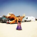 Margaret Josephs Instagram – Festival Flashback to when I thought Burning Man was a good idea 🤪👧🏼😂🏜️ #throwbackthursday