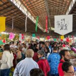 Maria Bopp Instagram - 4ª edição da Feira Nacional da Reforma Agrária. Muita comida boa, produtos orgânicos, fitoterápicos, música, céu azul, gente linda e de esquerda. Dia maravilhoso ♥️