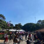 Maria Bopp Instagram - 4ª edição da Feira Nacional da Reforma Agrária. Muita comida boa, produtos orgânicos, fitoterápicos, música, céu azul, gente linda e de esquerda. Dia maravilhoso ♥️