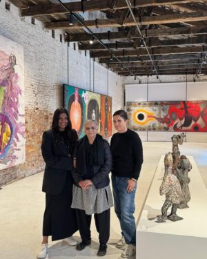 Maria Grazia Chiuri Instagram - Among the side events of the 60th Biennale d’Arte, I’m happy to see Cosmic Garden - an exhibition that is very dear to me, a collaboration between Indian artists Madhvi Parekh, Manu Parekh and @karishmaswali77, promoted by the Chanakya Foundation and curated by @maria_alicata and @ugolinip. Cosmic Garden celebrates the pluralistic beauty of Indian craftsmanship and indigenous artistic traditions. 
I hope you get a chance to see it!