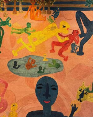 Maria Grazia Chiuri Instagram - Among the side events of the 60th Biennale d’Arte, I’m happy to see Cosmic Garden - an exhibition that is very dear to me, a collaboration between Indian artists Madhvi Parekh, Manu Parekh and @karishmaswali77, promoted by the Chanakya Foundation and curated by @maria_alicata and @ugolinip. Cosmic Garden celebrates the pluralistic beauty of Indian craftsmanship and indigenous artistic traditions. 
I hope you get a chance to see it!