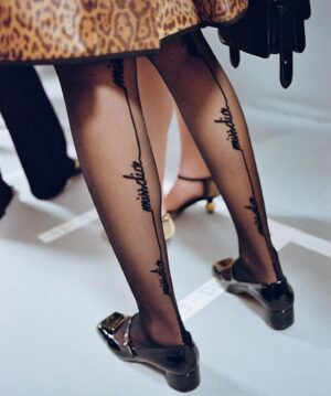 Maria Grazia Chiuri Instagram - Archival research always constitutes an important part of my collections. For this 2025 Dior autumn/winter ready-to-wear collection we were inspired by these stockings from the 1950s, now preserved in the Dior archives and and re-issued for this seasons’ collection featuring some new designs as well as the original.

Slide 1 ©️ Sacha Van Dorssen