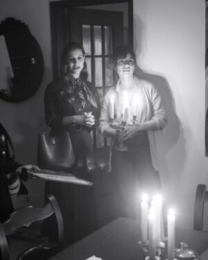 Mariana Monteiro Instagram - " A Lição de Inglês"

Uma adaptação do conto de Maria Olinda Braga por @eduarda_laia_ , realizado pela talentosa @veracasaca, brevemente na @rtppt .

Obrigada @teresa_tavares pela parceria e claro, pela lição de Inglês. 😉

Independentemente de ser um projecto mais longo ou mais curto, fico sempre com uma espécie de ressaca emocional quando termina.
Talvez seja a minha nostalgia, sobre os finais de alguma coisa.

Registos📷 por @filipeferraria 

@marginalfilmesportugal
Obrigada a TODA a equipa pela entreajuda e valentia de vivermos por uns dias a vida ao contrário( horário nocturno), em prol da ficção.
@manuelpbarros You rock!
 Continuamos a gostar muito de ti, carago.💫
#cinema #cinemaportugues