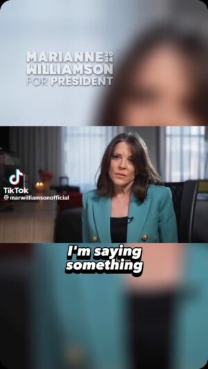 Marianne Williamson Instagram - The American people are not the problem; the problem is a sclerotic political system that sits on top of the will of the people like a lid that’s holding it down. #Marianne2024