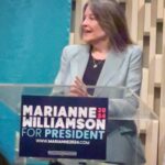 Marianne Williamson Instagram - Blessed to have U.S. Presidential candidate @mariannewilliamson with us for the past couple of days. As always, she tells it like it is, like no other. Another standing ovation, per usual 👏👏. To continue to share her messaging, she is continuing on campaign trail in states where she's on the ballot. Her voice matters, and if we can collectively support her receiving 15% of vote in the Oregon, New Mexico, Idaho, Kentucky, or Wyoming, primaries in May, she would qualify for delegates at Democratic convention. I just registered to vote (for her) in Oregon 💥! #mariannewilliamson #2024presidentialcandidate #oregonprimary