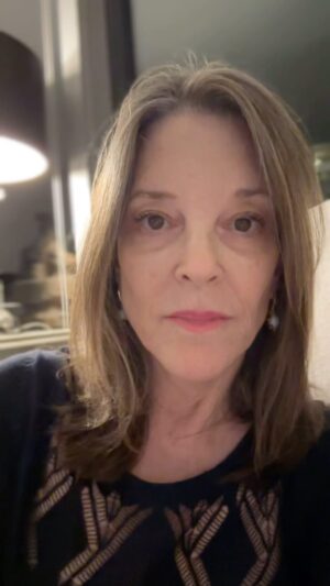 Marianne Williamson Instagram - Dear God, 
May peace prevail tonight,
at Columbia University 
and throughout the world.
Amen
