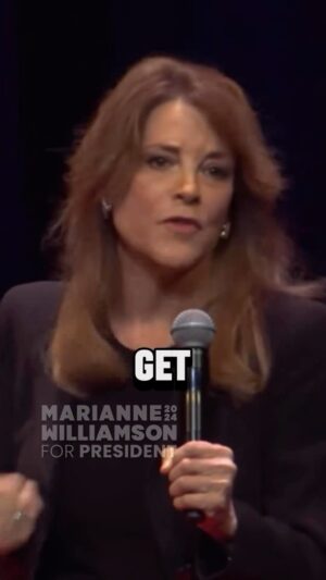 Marianne Williamson Instagram - They say I’m unserious for no other reason than that they know how serious I am. #Marianne2024