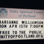 Marianne Williamson Instagram - Blessed to have U.S. Presidential candidate @mariannewilliamson with us for the past couple of days. As always, she tells it like it is, like no other. Another standing ovation, per usual 👏👏. To continue to share her messaging, she is continuing on campaign trail in states where she's on the ballot. Her voice matters, and if we can collectively support her receiving 15% of vote in the Oregon, New Mexico, Idaho, Kentucky, or Wyoming, primaries in May, she would qualify for delegates at Democratic convention. I just registered to vote (for her) in Oregon 💥! #mariannewilliamson #2024presidentialcandidate #oregonprimary