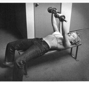 Marie Avgeropoulos Instagram - Home workouts be like ..... 🙄