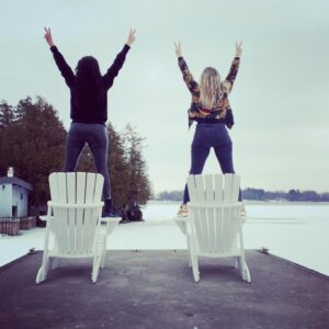 Marie Avgeropoulos Instagram - Farewell foul play in Canada with @abickell #itscoldoutside #🇨🇦 #brr #maywemeetagain