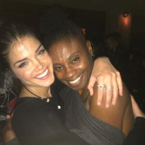 Marie Avgeropoulos Instagram - Two on and off screen snaps with this powerhouse woman ! @adinaporter Tough as nails with a heart of gold . Glad you’re on my ride or die list . 
.
.
.
.
.
.
.
.
.
.
.
#the100 #octavia #indra #actors #friends #rideordie #pals #BTS