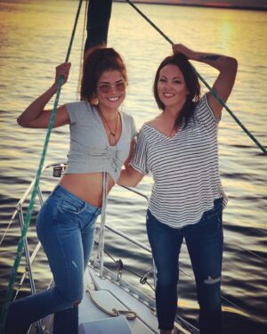 Marie Avgeropoulos Instagram - To the women that don’t take my $hit.... but also inspire the $hit outta me .... #thanks #women #friendship #mentors #teachers #thunderbay #canadiangirl #sailing #lakesuperior #greatlakes
