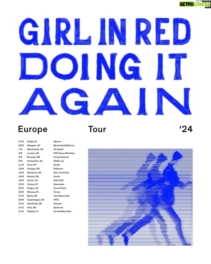 Marie Ulven Ringheim Instagram - EUROPE WE’RE DOING IT AGAIN🔴 Pre-sale goes up next Wednesday!!! Link in bio with all info etc. LOVE U CANT WAIT