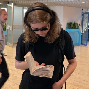 Marie Ulven Ringheim Instagram - i read that reading is hot, is it ? 🙈🙊