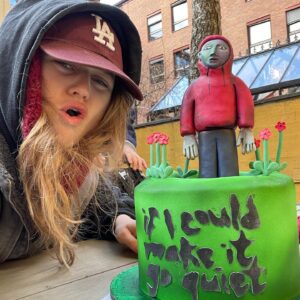 Marie Ulven Ringheim Instagram - today its one year since "if i could make it go quiet" was released ❣️i love to check the credits on spotify and see that i made every single song on the record. i love the album so much, and i know ill always be incredibly proud of it. 

thank you to @matiastellez for co-producing the album and @finneas for joining in on serotonin. @fwsorensen painted the most iconic painting, it wasnt even intended as an album cover at first but eventually it just had to be that one. most importantly , thank you for listening ilu ‼️💋