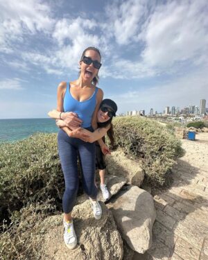 Marina Squerciati Instagram - It appears I have a Torrey cuddling addiction. I will work to overcome this, Tor. 🫠 #telaviv #torina #torreydevitto