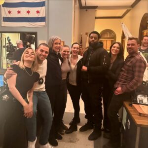 Marina Squerciati Instagram - Almost done filming for Season 11. 🥲 I love these people, BUT SWEATPANTS HERE I COME. 😜#chicagopd #friendship #hiatus #vacationmode #benjaminlevyaguilar #tracyspiradakos #paddyflueger #laroycehawkins #bojananovakovic #amymorton FAM