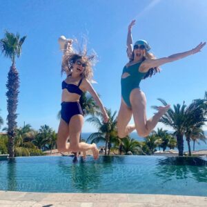 Marina Squerciati Instagram - Birthday trip in Cabo for Tracy? Don't mind if I do. #cabosanlucas #cabo #eldorado #birthdaygirl #birthdayparty #birthdaysuits #tracyspiridakos #bupton #swimsuitseason #swimsuitfashion #swimsuits #chicagopale #winterescape #chicagowho? #jumps @eldoradoresorts  @zimmermann @vitaminaswim #zimmerman #vitaminaswim #gettingoffmyphonenowpasstherosé 🍷