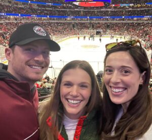 Marina Squerciati Instagram - Go Blackhawks! @nhlblackhawks! 🏒#BestDayEver #OneChicago #crossover #friends