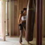 Marine El Himer Instagram - Event thought summer is over, there is no season for discipline. In sports, as soon as you stop, you regress ! Here the link regarding my fitness routine 🥊 👉🏽 jumellelhimer.com 📷 @sarahbakkas •collaborationcommerciale #photooftheday #fit