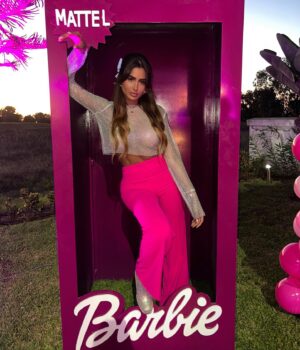 Marine El Himer Instagram - 30 is just a number .. what a party ! It’s a wrap 🎀

Thanks to @the_sisters_event for your work 🛼
#barbie