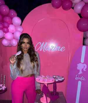 Marine El Himer Instagram - 30 is just a number .. what a party ! It’s a wrap 🎀

Thanks to @the_sisters_event for your work 🛼
#barbie
