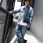 Mario Maurer Instagram - Denim energy with the sunlight #Fendi #FendiSummer @fendi