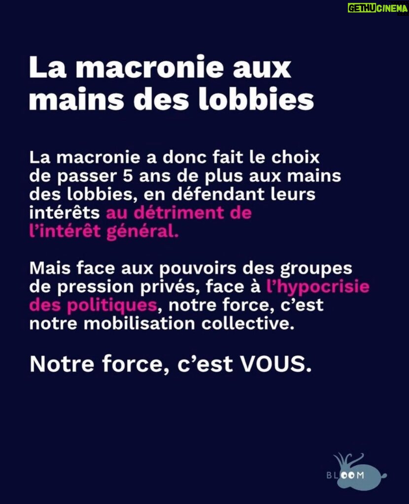 Marion Cotillard Instagram - @emmanuelmacron @stephane_sejourne @pascal.canfin vous devrez un jour prochain rendre des comptes #honte