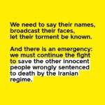 Marion Cotillard Instagram - #stopexecutionsiniran #saytherenames