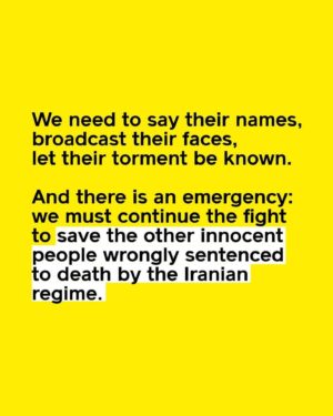 Marion Cotillard Instagram - #stopexecutionsiniran #saytherenames