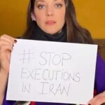 Marion Cotillard Instagram - #stopexecutionsiniran