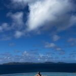 Mariska Hargitay Instagram - Work Hard then R and R #water the great rejuvenator. Grateful for this replenishment💙 #Tranquility #Blue #mermaid