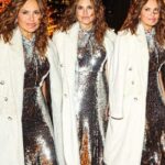 Mariska Hargitay Instagram - Another hit out of the park for my #GlamSquadDreamTeam last night!! A big THANK YOU THANK YOU to @dinarama, @cassihurdhair and @theclosetfiles for making me shimmer! ✨✨✨✨ #AboutLastNight #SilverAnniversary #OopsTheyDidItAgain #GlamFamForLife #Bedazzled