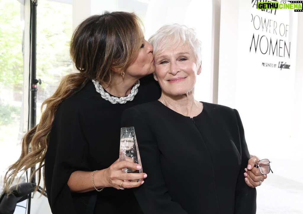 Mariska Hargitay Instagram - Magnificent @glennclose My heart is so full. I have no words to express how grateful I am to you for your words yesterday. You are a light. You are a poet. You are one of the most generous creatures I’ve ever met in my life, and I thank my lucky stars that I have been blessed with this celestial friendship. Thank you and I just love you so crazy. I propose to you….. that we be friends and tenders of each other’s heart and deepest sisters of the soul forever. #ThePowerOfWomen #Sisterhood