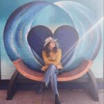 Mariska Hargitay Instagram - #NashvilleMoment #CountryGirl #♥️ #NashvilleGotAWholeLotOfHeart #MissYall 💙 #HeartArt #IHeartNashville. #RayOfLight 3rd Ave