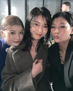 Mariya Nishiuchi Instagram - @harunobumurata1007 のショーにて 大好きなおふたりと🤍🤍