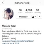 Marjorie Estiano Instagram – Para os interessados, essa é a nova conta do antigo @marjorietotal. Aqui tem muito conteúdo sobre os trabalhos! Sempre com muito carinho e respeito @michele_lemmos ❤️ @marjorie_total Obrigada!🌷